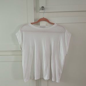 Nuuds white muscle tee